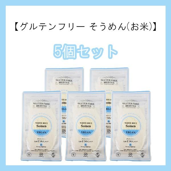 小林生麺　グルテンフリーヌードル そうめん(お米) 5袋セット小麦不使用 乳不使用 卵不使用 アレルギー対応食品