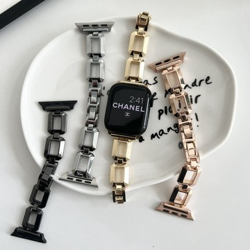 金屬錶帶 明星同款 適用於Apple watch 8代 8 7 6 5 SE 41mm 45mm 蘋果手錶帶 香水瓶
