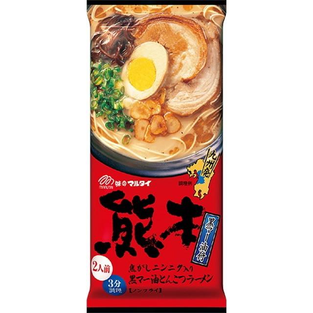 ◆マルタイ 熊本黒マー油とんこつラーメン 186g