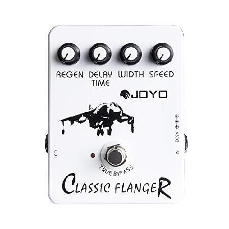 JOYO Flanger Effect Pedal Achieve Metallic Flanger Sounds ＆ Rapid Tremulous Vibrato for Electric Guitar Effect True Bypass (JF-07)