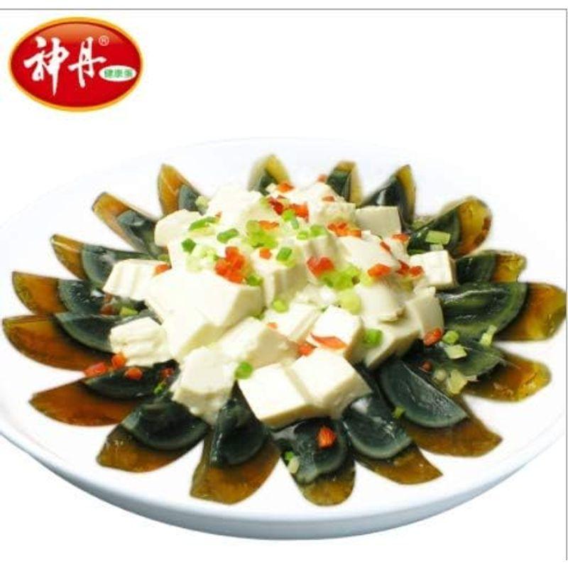 神丹中国松花皮蛋（ピータン） 中華食材調味料・中華料理人気商品・台湾風味名物 6個入