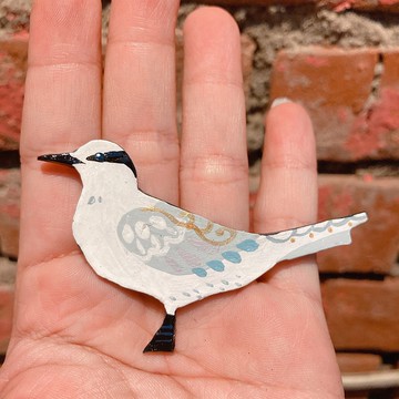 【手製鳥磁鐵】蒼燕鷗