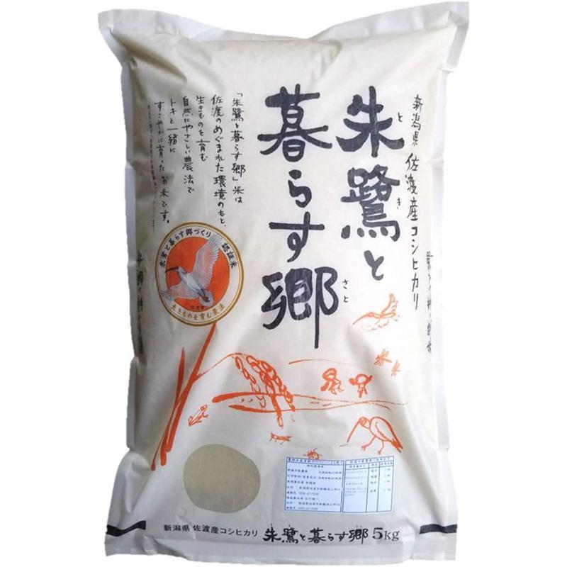 新米 精米 新潟県 佐渡産 コシヒカリ 朱鷺と暮らす郷 令和4年産 白米 米 コメ （5?×1袋）