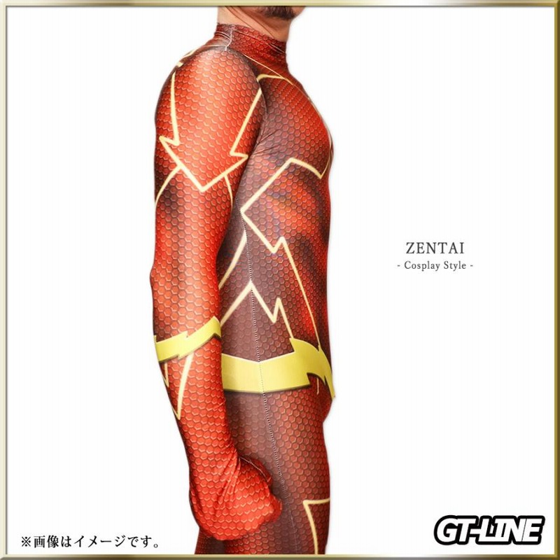 Zentai レッド ファスナー付き 全身タイツ 赤 黄 ボディースーツ Zentai レッド ファスナー付き 全身タイツ 赤 黄 ボディースーツ