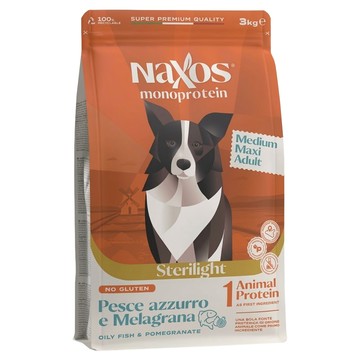Naxos 納索斯 低敏無麩質中型犬專用飼料  體重控制  3kg  1個