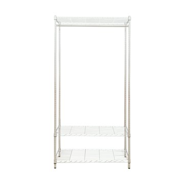 【dayneeds】輕型 90x45x180公分 三層單桿電鍍(鎖管)衣櫥架