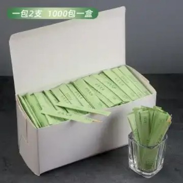 💥臺灣有貨💥免運💥 家用 竹製獨立包裝牙籤 餐廳外賣打包牙籤便捷一次性小包裝單頭尖