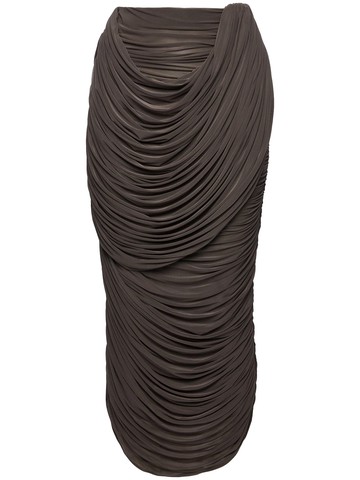 magda butrym cupro midi skirt