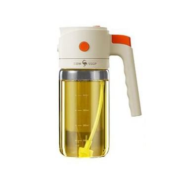PUSH!廚房用品 噴倒兩用油壺 噴油壺500ml 廚房不掛油醬油醋調料油瓶 霧化油罐 D392-1