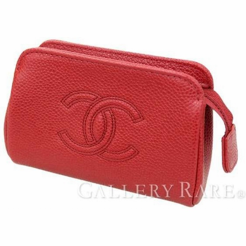 シャネル ミニコスメポーチ ココマーク レッド キャビアスキン Chanel ポーチ 化粧ポーチ 通販 Lineポイント最大0 5 Get Lineショッピング