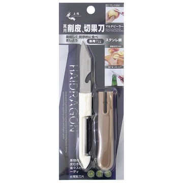 上龍 萬用削皮切果刀 多功能水果削皮刀 廚房必備  混色  1組