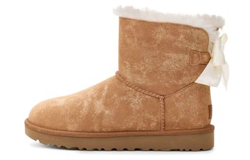 WMNS UGG MINI BAILEY BOW GLIMMER CHESTNUT