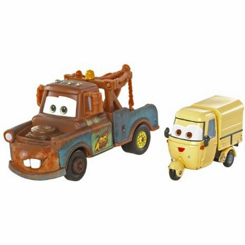 カーズ2 2pkミニカー レースチームメーターとサル マチアーニ6668c おもちゃ マテル ディズニー グッズ 通販 Lineポイント最大get Lineショッピング
