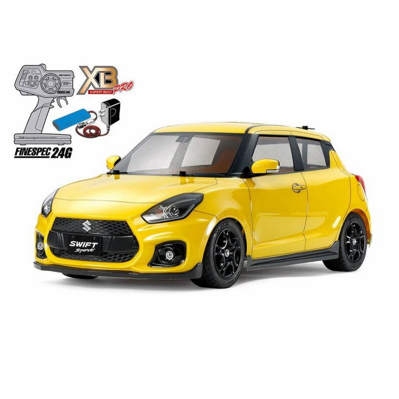 タミヤ 1/10ミニスケール XB スズキ スイフトスポーツ (M-05シャーシ) 完成電動ラジコンセット | LINEブランドカタログ