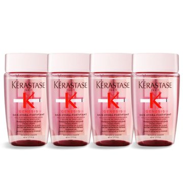 KERASTASE 卡詩 粉漾芯生髮浴-清爽型80mlX4[超越正貨超值組] -國際航空版