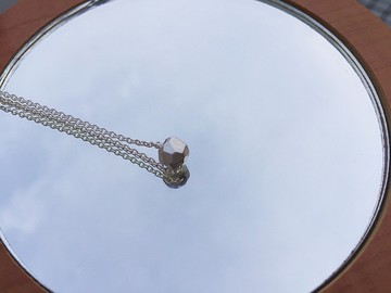 //隨形小石子項鍊// S925純銀 手工純銀 百搭 簡約 隨性