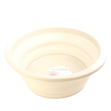 Kinyo 輕巧摺疊盆 LP-1541 40 x 4.4 x 40.1cm 675g 10L  黃色  1個