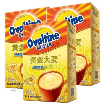 阿華田 黃金大麥 180g盒 400g瓶裝 高麥 牛奶 固體 飲料 隨身包 早餐