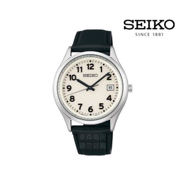 【SEIKO精工】SBPX157J 皮錶帶 太陽能 夜光盤 日期 手錶 38.7mm V157-0DX0Z 公司貨