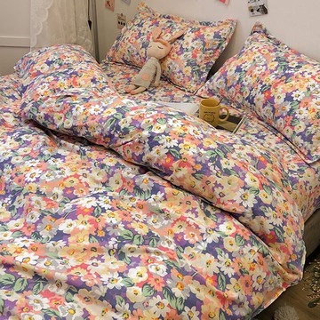 田園風小碎花花四件套北歐風ins床單被套床品學生宿舍床上三件套3