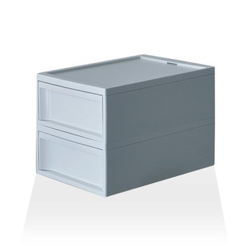 【RISU】北歐風堆疊抽屜櫃組 M -藍色