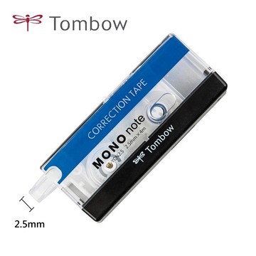 修正帶 2.5mm 蜻蜓 MONO CT-YCN2.5 手帳用細部修正帶 (4M)【領券滿額再折千7/31止】