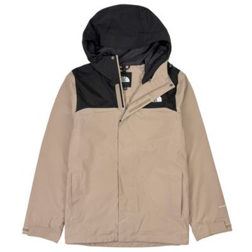 The North Face 北臉 外套 男 運動連帽外套 防潑水 M SANGRO DRYVENT JACKET 2.0 - AP 卡其黑 NF0A8DX1DHO