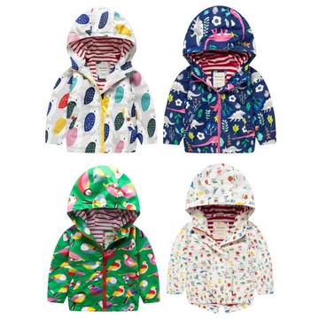 男孩女童裝中大童防風防水沖鋒衣外套風衣春夏裝薄款兒童春秋外套
