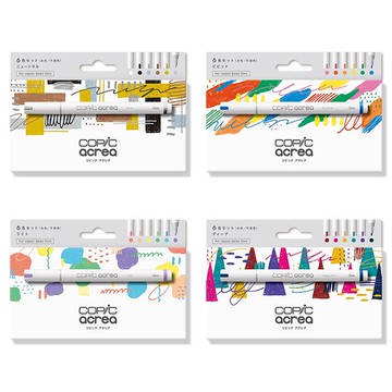 COPIC Acrea 水性彩顏筆 基本色、鮮豔色、淡色系、深色系 6色套組 /組 A658/A665/A672/A689【APP滿額下單10%點數(單一帳號最高5000點)】1/31止