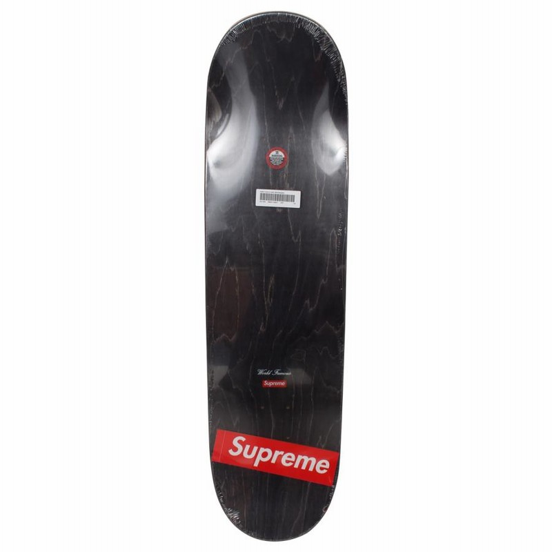 シュプリーム カウズ Supreme KAWS チョークロゴ スケートボード スケートデッキ スケボー 板 コラボ 限定 CHALK  SKATEBOARD ブラック レッド 黒 | LINEブランドカタログ