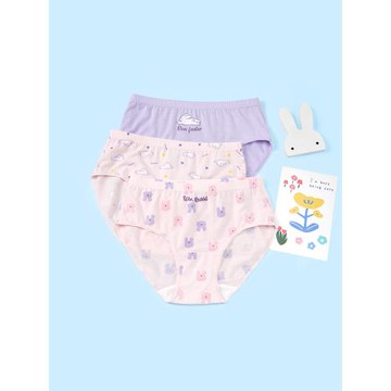 兒童內褲女童冰絲久歲伴莫代爾抑菌中大童初中小孩卡通印花三角褲