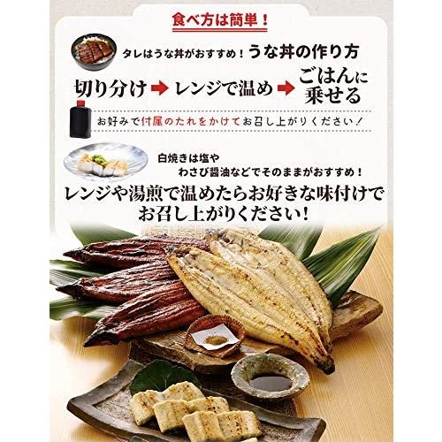 うなぎ セット 伊勢志摩産 特大サイズ２尾（たれ１尾 白焼き１尾） たれ付 冷凍 国産 ウナギ 鰻 蒲焼き 丑の日 個包装 冷凍 化粧箱入 ギフト プ