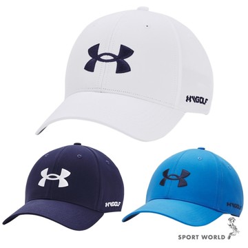Under Armour UA 帽子 高爾夫球帽 Golf96 白/藏藍/藍【運動世界】1361547-101/1361547-411/1361547-402