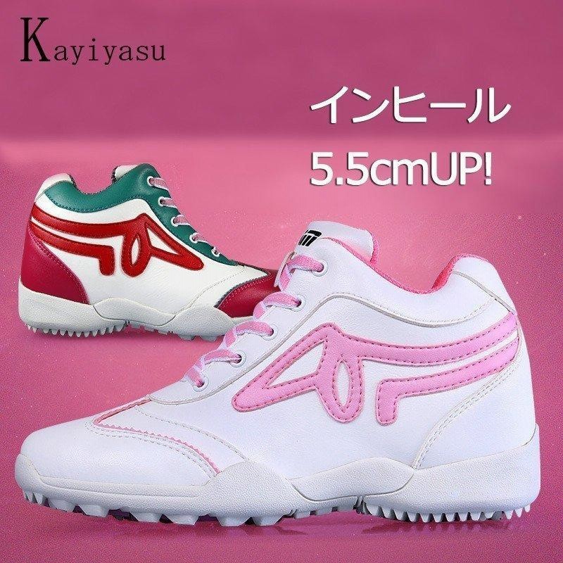 ゴルフシューズ レディース インヒール スポーツ靴 レディースゴルフ靴 ツアー カジュアル 通勤 通学 軽量 おしゃれ 通販 Lineポイント最大0 5 Get Lineショッピング