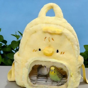 【小悅居】鸚鵡牡丹虎皮出門包玄風外帶籠斜跨透氣鳥包外帶包小鳥冬天用品