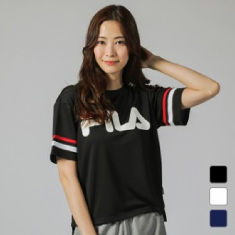 フィラ レディース ｔシャツ 半袖ｔシャツ Fl 9cts Fila 通販 Lineポイント最大4 0 Get Lineショッピング