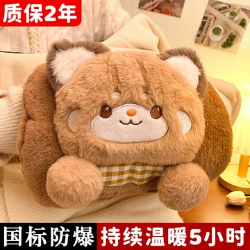 可愛小熊充電熱水袋防爆暖水袋女生敷肚子暖手寶電暖寶寶學生宿舍
