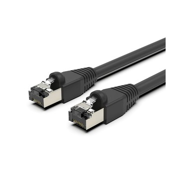 POLYWELL 寶利威爾 cat 5e stp高速網路屏蔽線 PW15-W48-D382  黑色  1條  1.5m