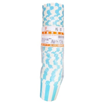 Pimex 馬芬杯-藍條(50入) 50x45mm  1入