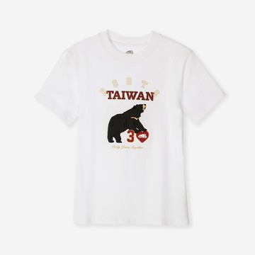 Roots 大童-TAIWAN RELAXED 短袖上衣 (白色)