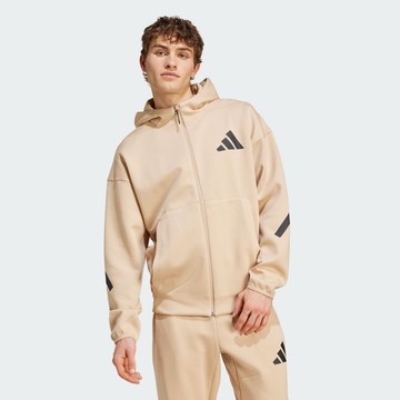 ADIDAS Z.N.E. 男 連帽外套 卡其