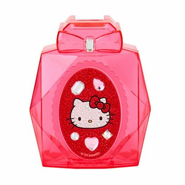asdfkitty*KITTY 香水瓶造型亮鑽收納盒 置物盒 整理盒 禮物盒-日本正版商品