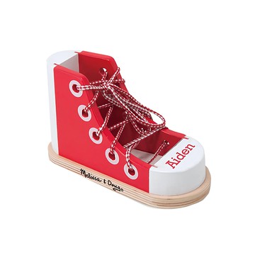 Melissa&Doug 瑪莉莎 益智 綁鞋帶練習鞋  1組