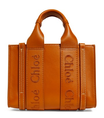 Chloé Mini Leather Woody Tote Bag