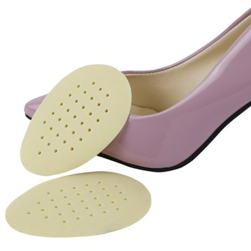(杰恆)los1104貳組女式乳膠減震前半墊呵護秀足透氣高跟鞋墊改善尺碼