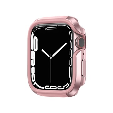 Apple Watch 錶殼 Apple Watch Series 9/8/7 (45mm) 鋁合金雙料邊框保護殼(玫瑰粉)