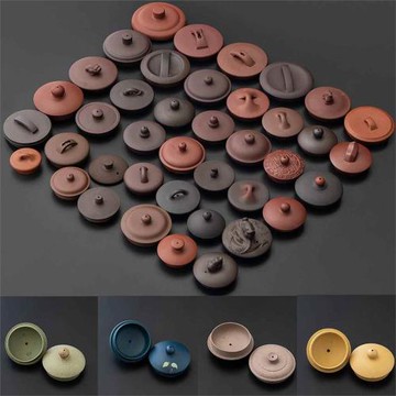 紫砂壺蓋壺蓋一個的價格半手工紫砂茶壺蓋子可選宜興紫泥黃綠白朱