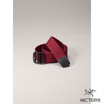 【Arcteryx 始祖鳥官方直營】LOGO 尼龍腰帶 波爾多紅