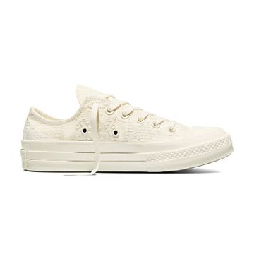 Converse Chuck 70 Ox 休閒鞋 男鞋 女鞋 帆布鞋 奶油白色 日系 刺繡 低筒 A16989C