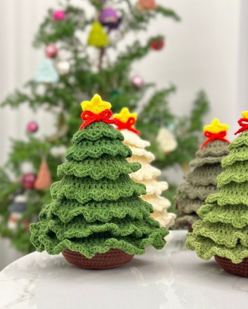 七層聖誕樹-深綠